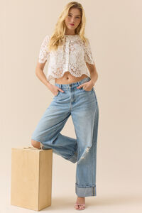 Bianca Lace Top Detail 3 - Altar'd State