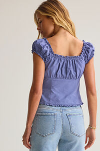 Seraphina Dot Button Up Top Detail 6 - Altar'd State