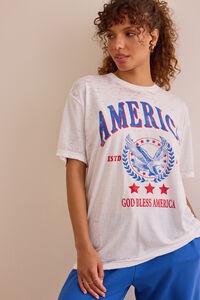 America Eagle Burnout Tee - Altar'd State