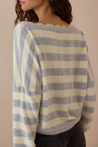 Willa Lace Detail Sweater Detail 6 - Altar'd State