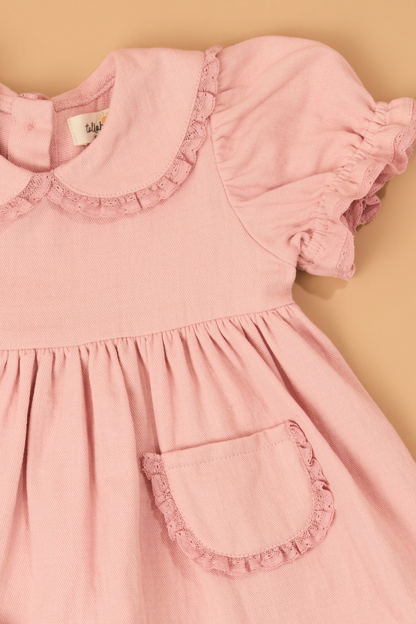 Magnolia Collar Infant Dress Detail 2 - Altar'd State