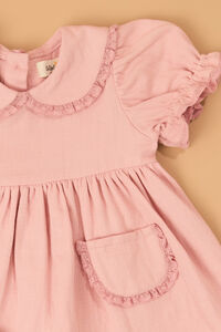 Magnolia Collar Infant Dress Detail 2 - Altar'd State