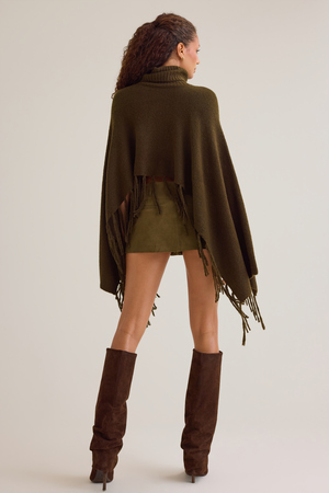 Emmaline Fringe Poncho - Altar'd State - 
