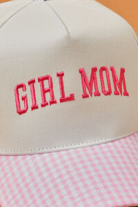 Gingham Girl Mom Hat Detail 2 - Altar'd State