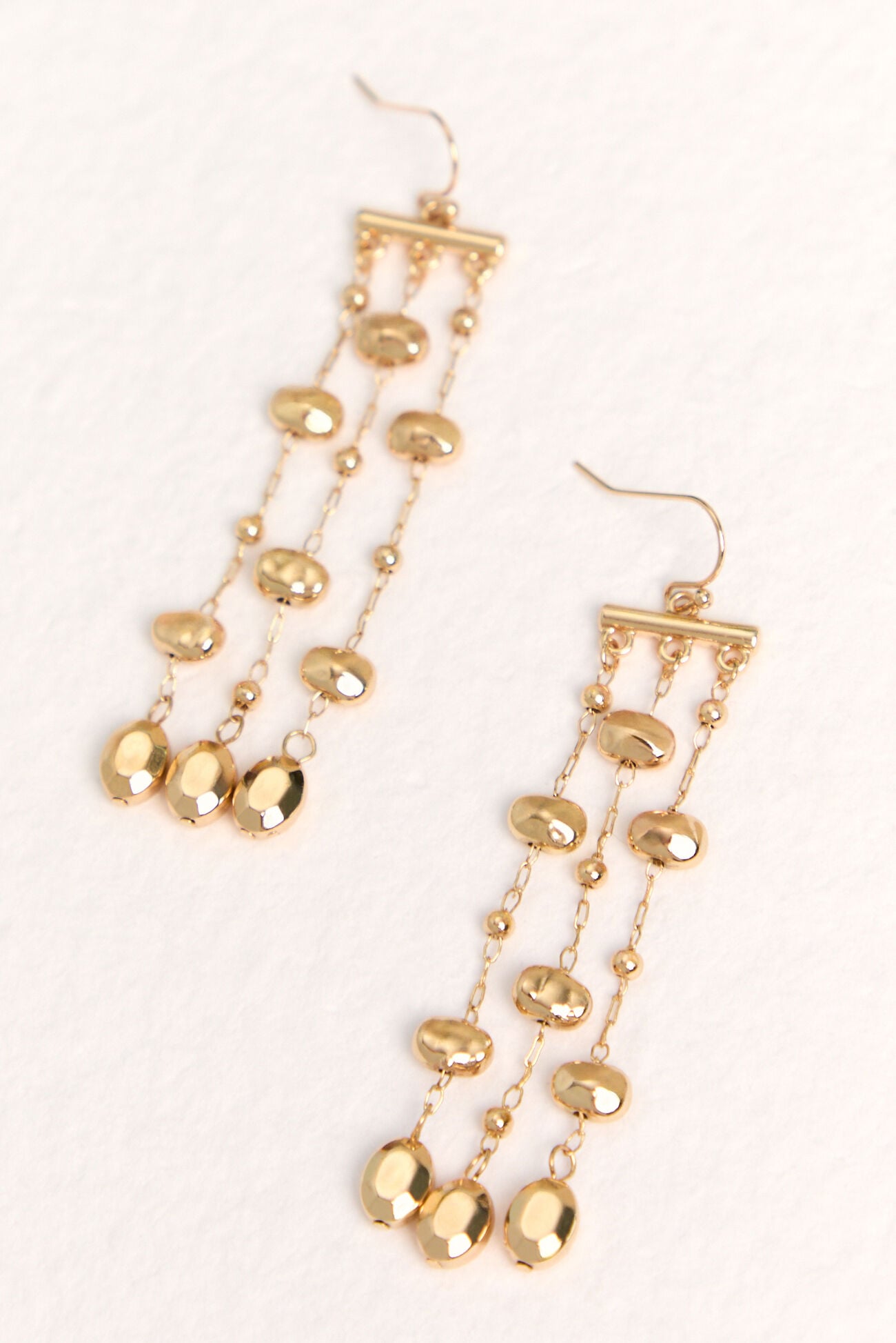 Linear Ball Dangle Earring