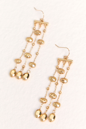 Linear Ball Dangle Earring - Altar'd State