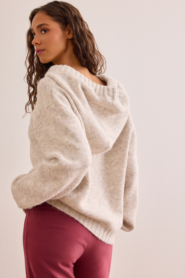 Harbor Hooded Sweater Detail 3 - Altar'd State