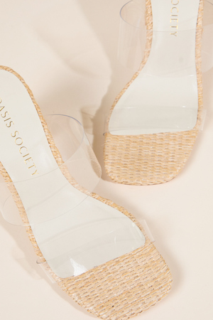 France Clear Strap Heel - Altar'd State - 