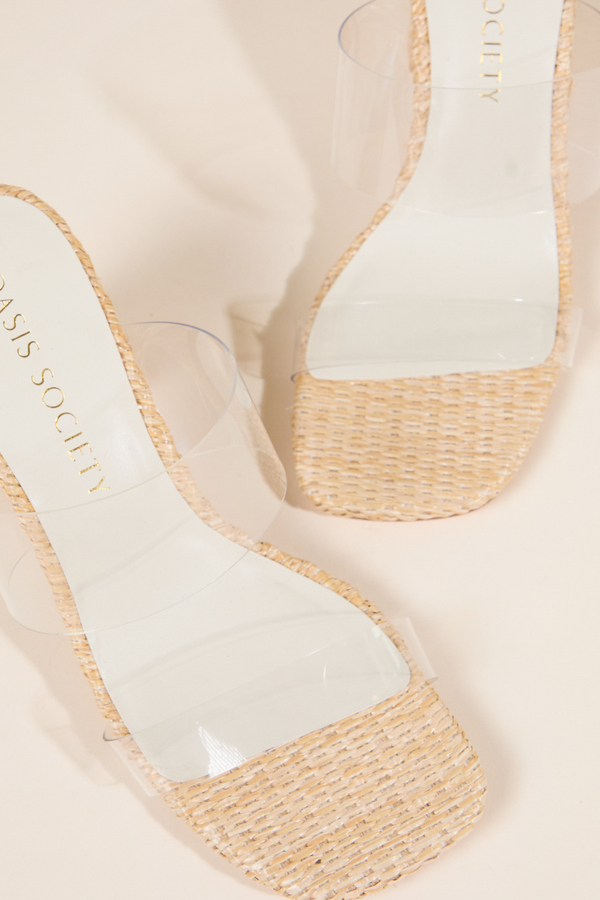France Clear Strap Heel Detail 2 - Altar'd State
