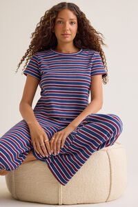 Channing Striped Brushed Rib Long Sleeve Top Detail 5 - Altar'd State