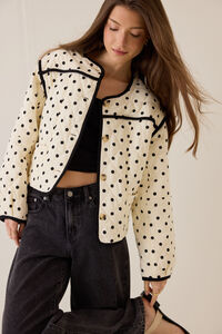 Blythe Polka Dot Jacket - Altar'd State