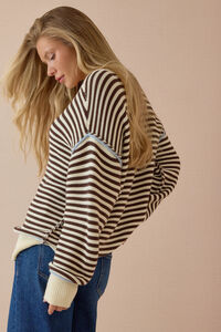 Pia Striped Sweater Detail 5 - Altar'd State