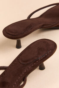 Verona Suede Kitten Heel Detail 4 - Altar'd State