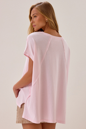 Rane Oversized V-Neck Tee - Altar'd State - 