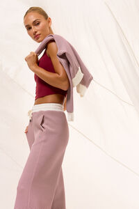 Supersoft Striped Wide Leg Pant Detail 4 - Altar'd State