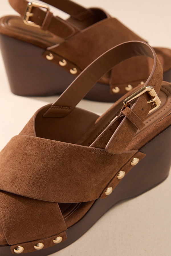 Willow Studded Wedge Detail 2 - Altar'd State