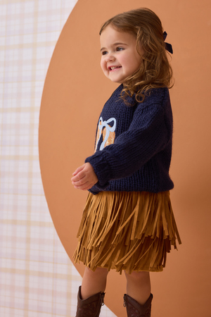 Willa Western Dress with Sweater Set - Altar'd State - 