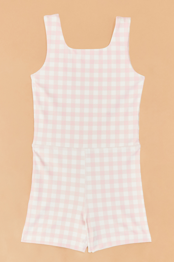 Lena Gingham Unitard Detail 2 - Altar'd State
