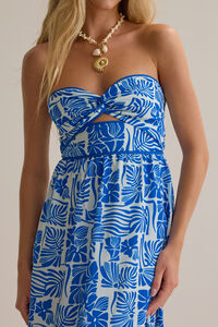 Leighton Strapless Maxi Dress Detail 3 - Altar'd State