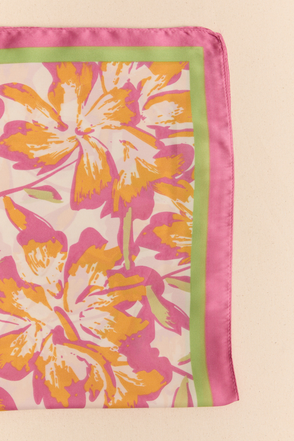 Vibrant Floral Scarf Detail 2 - Altar'd State