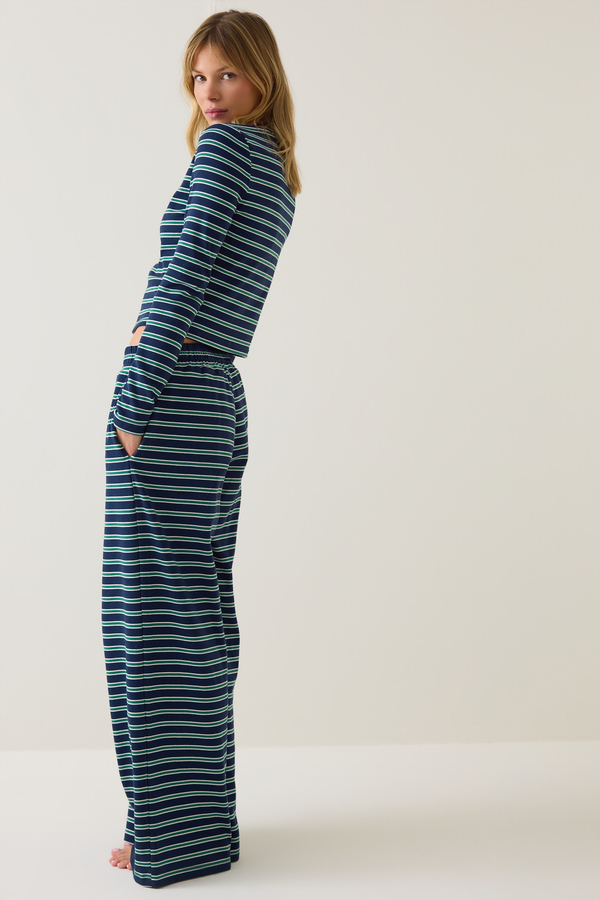Santorini Striped Knit Top Detail 4 - Altar'd State