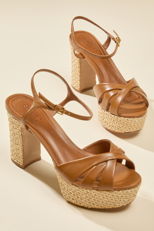 Schutz Keefa Raffia Heel - Altar'd State