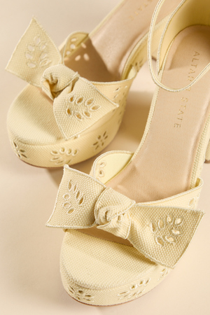 Liloa Eyelet Platform Heel - Altar'd State - 