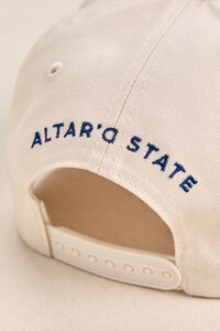 United States Striped Trucker Hat Detail 4 - Altar'd State