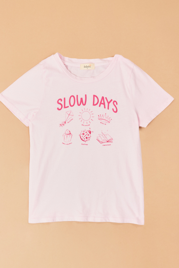 Slow Days Tee Detail 2 - Altar'd State