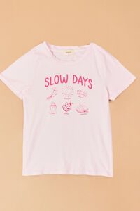 Slow Days Tee Detail 2 - Altar'd State