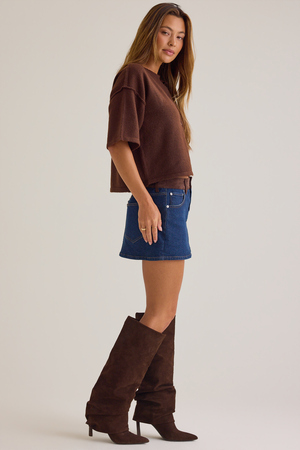 Kiley Short Sleeve Cardigan - Altar'd State - 