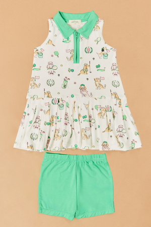 Country Club Dog Baby Tennis Dress - Altar'd State - 