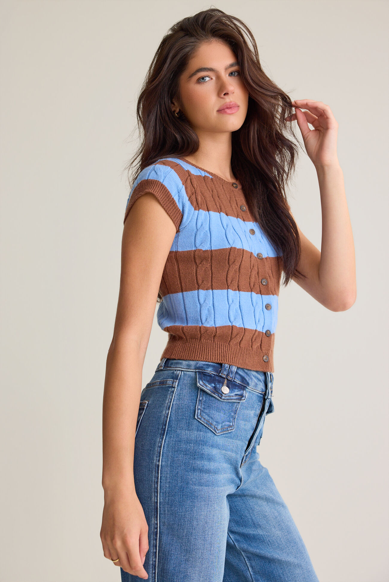 Anne Short Sleeved Cardigan