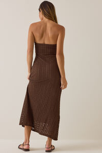 Clare Strapless Midi Dress Detail 4 - Altar'd State