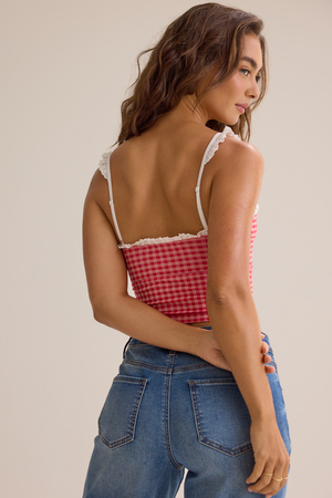 Zoey Gingham Cami - Altar'd State - 