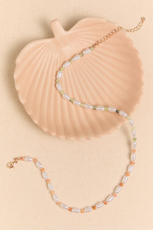 Saltwater Charm Pearl Collar - Altar'd State - 