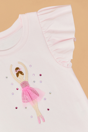 Clara Ballerina Tee by Mudpie - Altar'd State - 