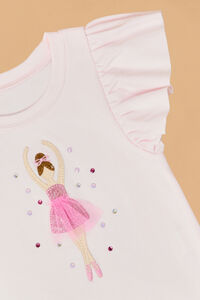 Clara Ballerina Tee by Mudpie Detail 3 - Altar'd State