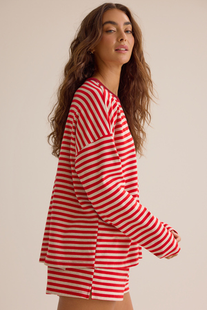 Reese Stripe Lounge Top - Altar'd State - 