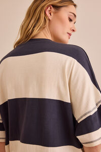 Riviera Stripe Tee Detail 6 - Altar'd State