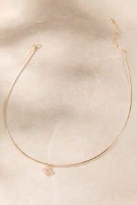 18K Gold Clover Wire Necklace - Altar'd State