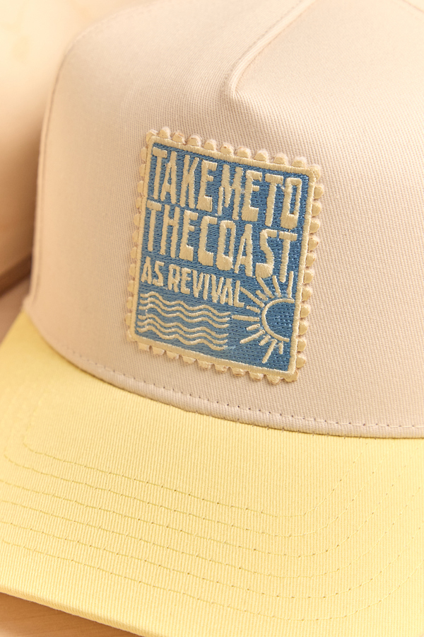 Take Me To The Coast Trucker Hat Detail 2 - Altar'd State
