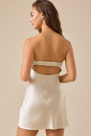 Paityn Strapless Mini Dress - Altar'd State - 