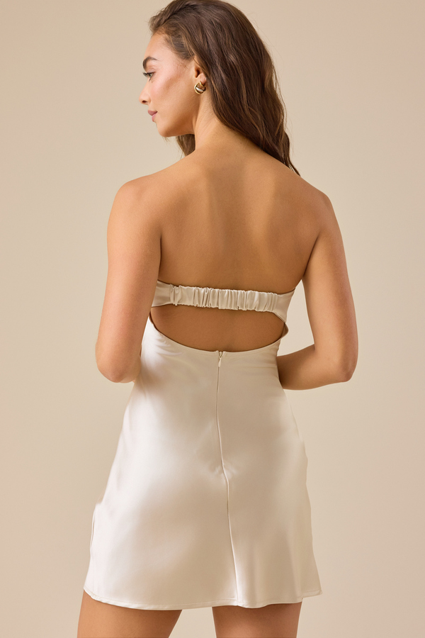 Paityn Strapless Mini Dress Detail 2 - Altar'd State