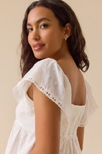 Azura Textured Babydoll Top Detail 5 - Altar'd State