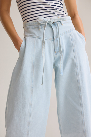 Moxie Barrel Tie Pants - Altar'd State - 