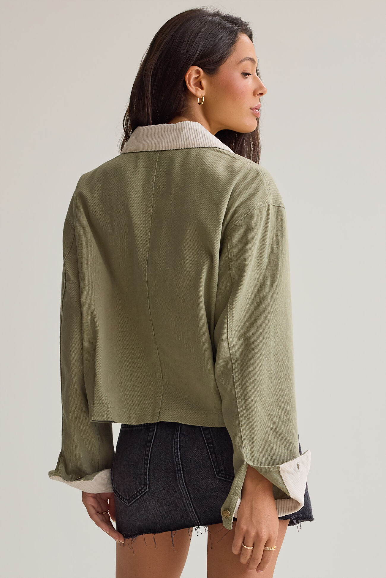 Jayden Cropped Trucker Jacket