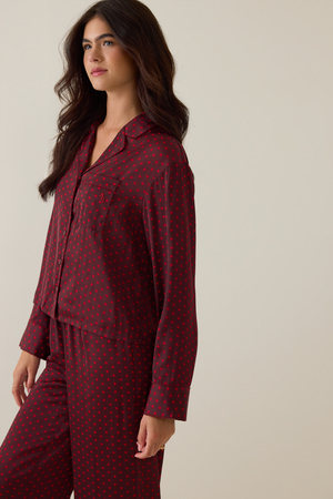 Noelle Polka Dot Lounge Top - Altar'd State - 