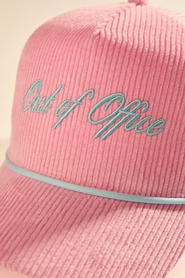 Out Of Office Trucker Hat Detail 2 - Altar'd State