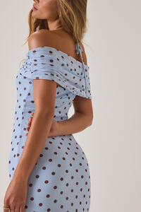 Thomas Polka Dot Maxi Dress Detail 4 - Altar'd State